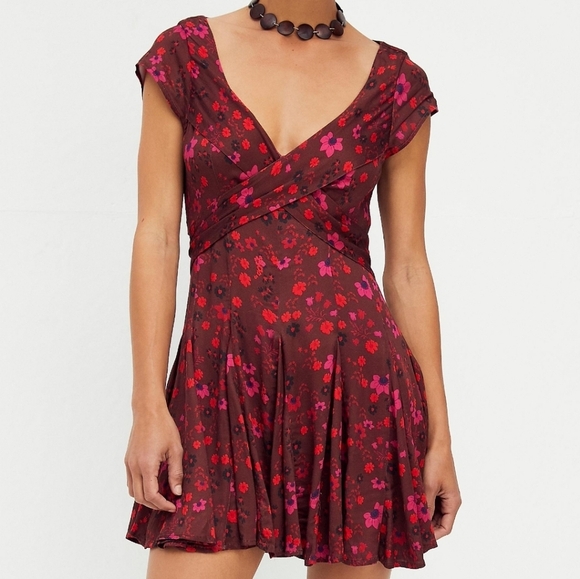Free People It Takes Two Wrap Dress - Picture 1 of 6